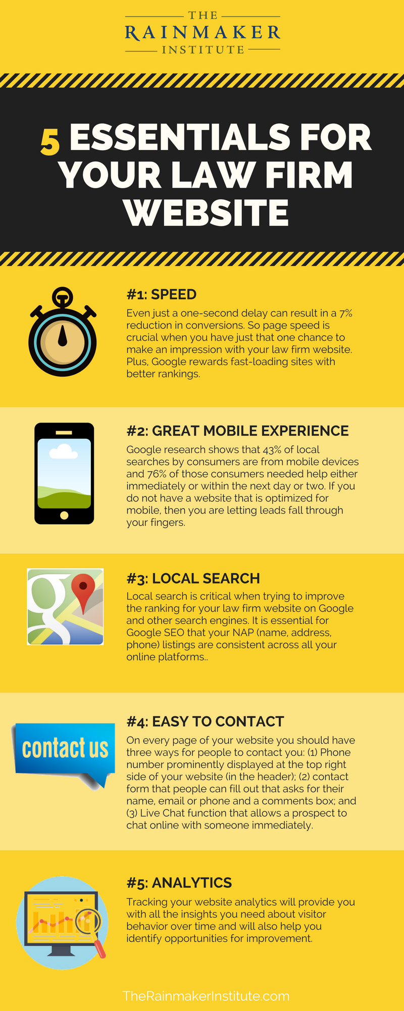 The 5 Keys to a Great Law Firm Website [INFOGRAPHIC]