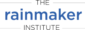 Logo featuring the word 'rainmaker'